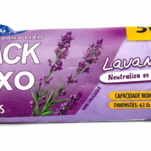 Pack lixo lavanda 50 L 30 sacos